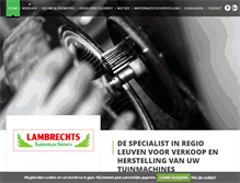 Tablet Screenshot of lambrechts-tuinmachines.be